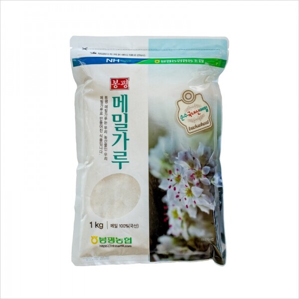 봉평메밀팜,국산 메밀가루 1kg 농협메밀가루